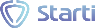 logo do parceiro Starti Security, oferece solu&ccedil;&otilde;es de cibersecurity e redes